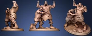 3D model Ogre Friends (STL)